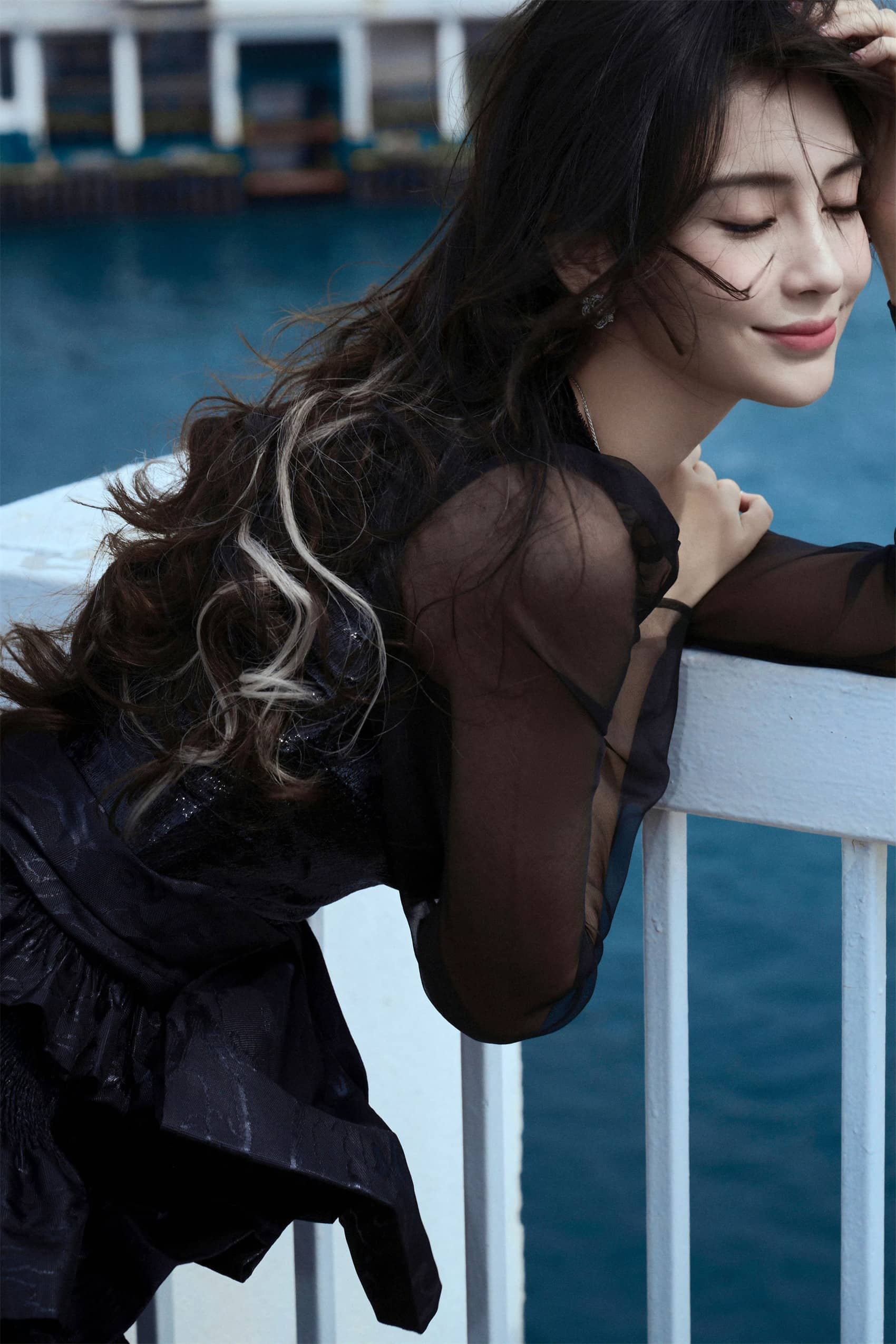 angelababy,黑酷风格大片