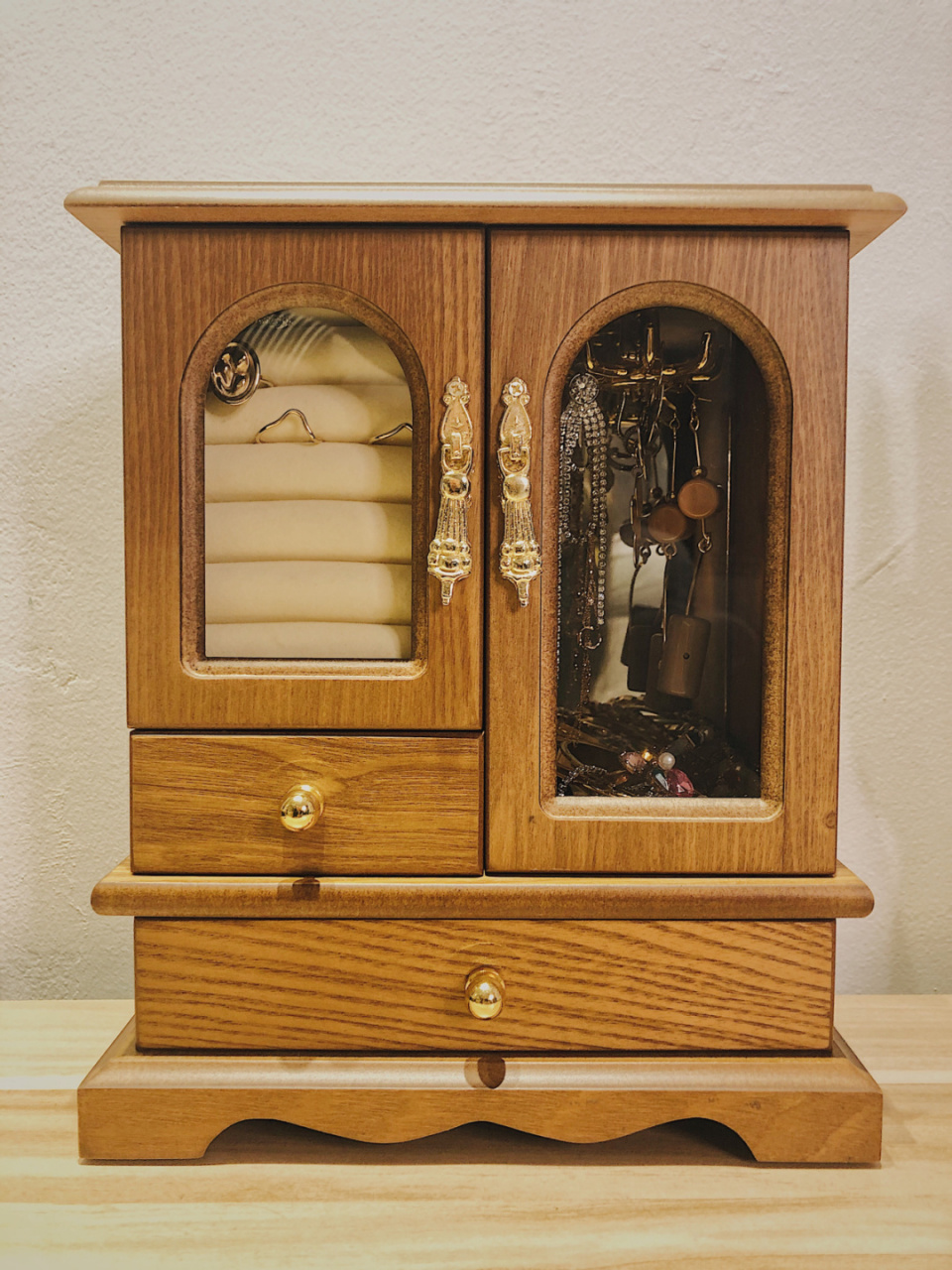 独居美好小物92复古首饰柜/金银细软的家 买到一个超级好看的首饰柜