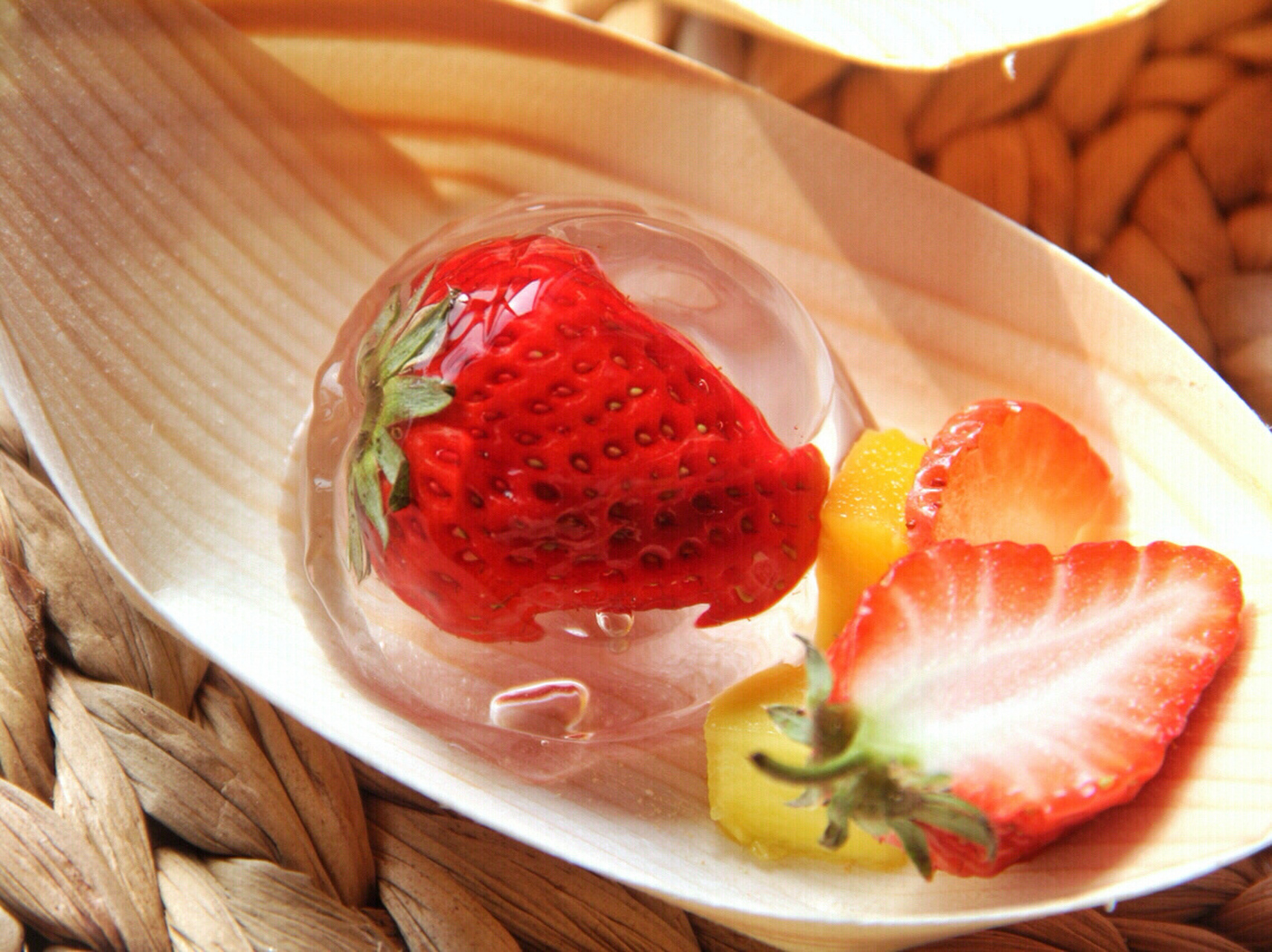 这道美味又高颜值的水信玄饼热量超低,低热量,低卡,低脂肪!