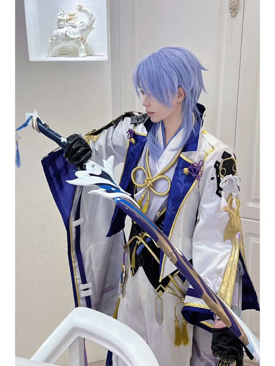 神里绫人cos|"多谢你赠予我如此珍贵之剑.