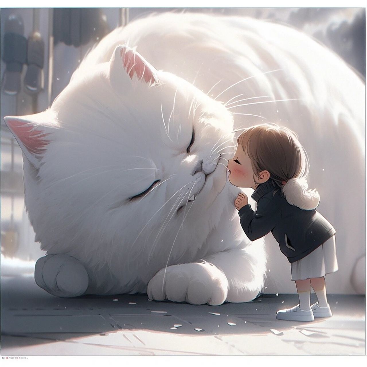 可爱# #可爱头像# #治愈系# #猫# #吸猫# #卡通# #卡通壁纸# #猫咪