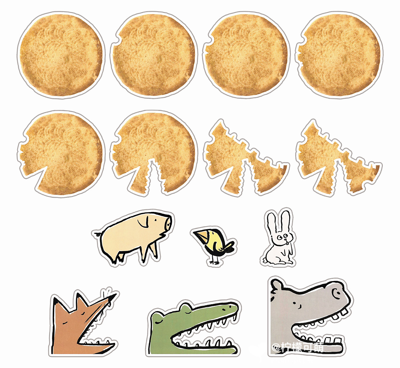 9315打印|《谁咬了我的大饼》绘本97拓 9315打印|绘本拓展