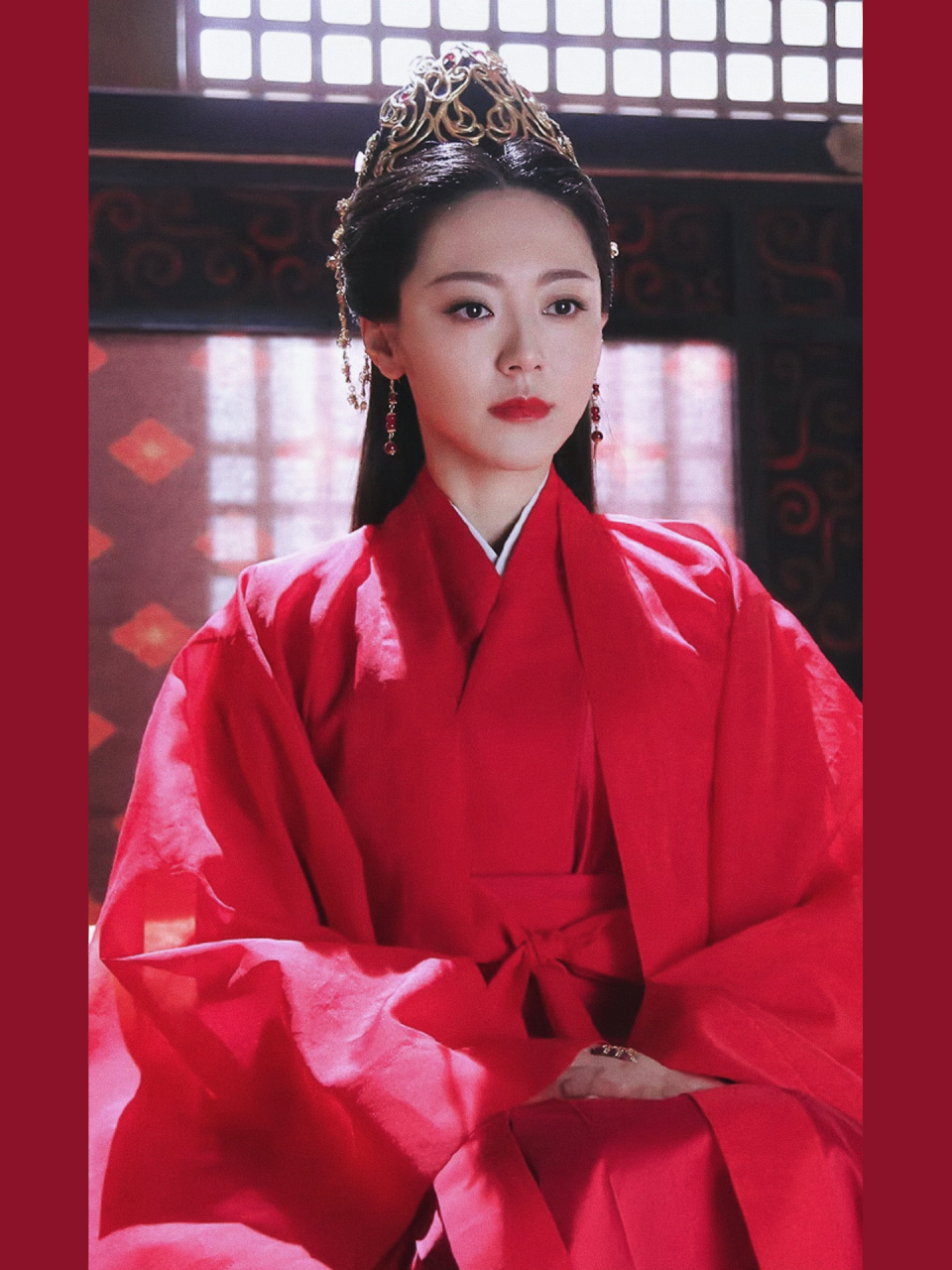 由黄梦莹饰演的阿柴族公主 🟠  :朵霞与木颏沙成亲,朵霞的生命也