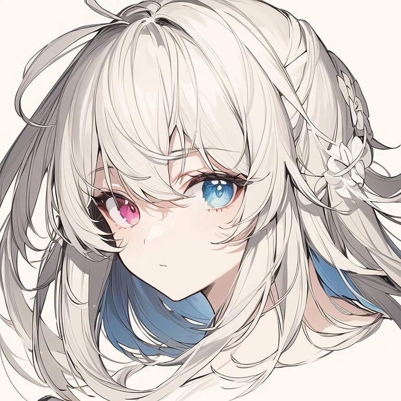 异瞳少女的头像自取,更多同款可抽      为了让每个女生都能拥有独一