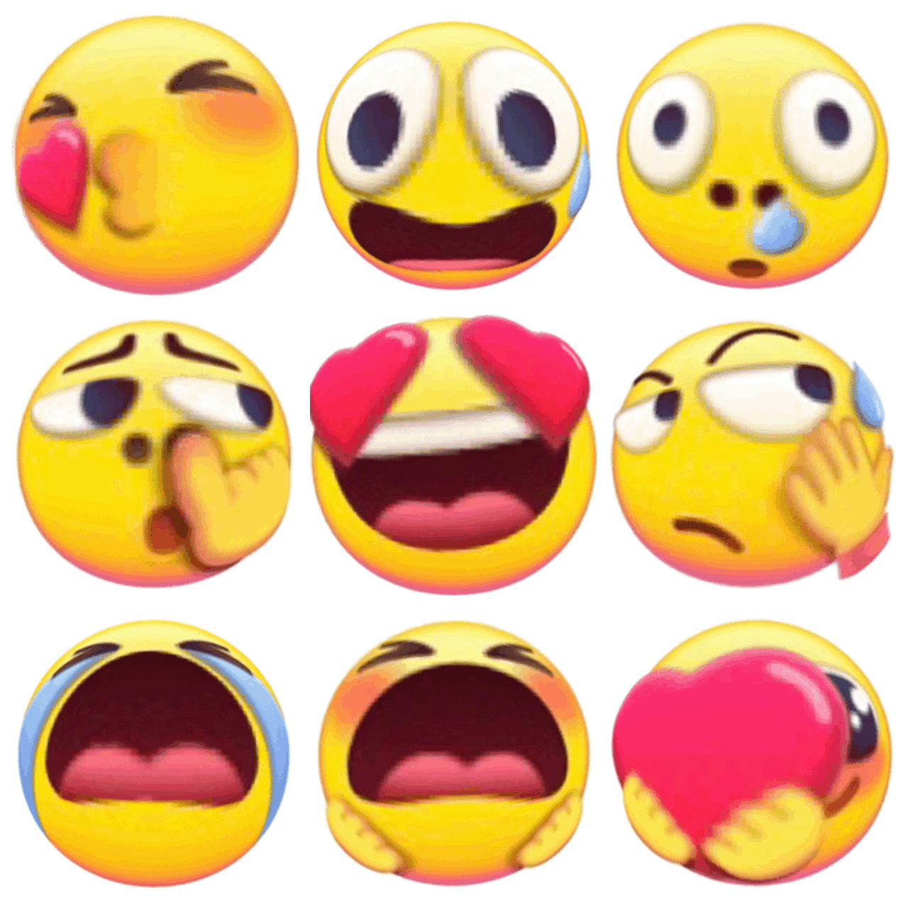 鱼眼小emoji表情包 喜欢的私我就完事儿了