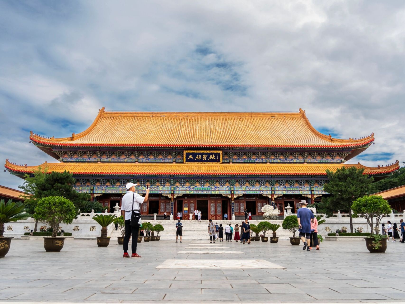 锦州61小布达拉宫广场 位于锦州凌海九华山,免费参观,适合拍照臭美