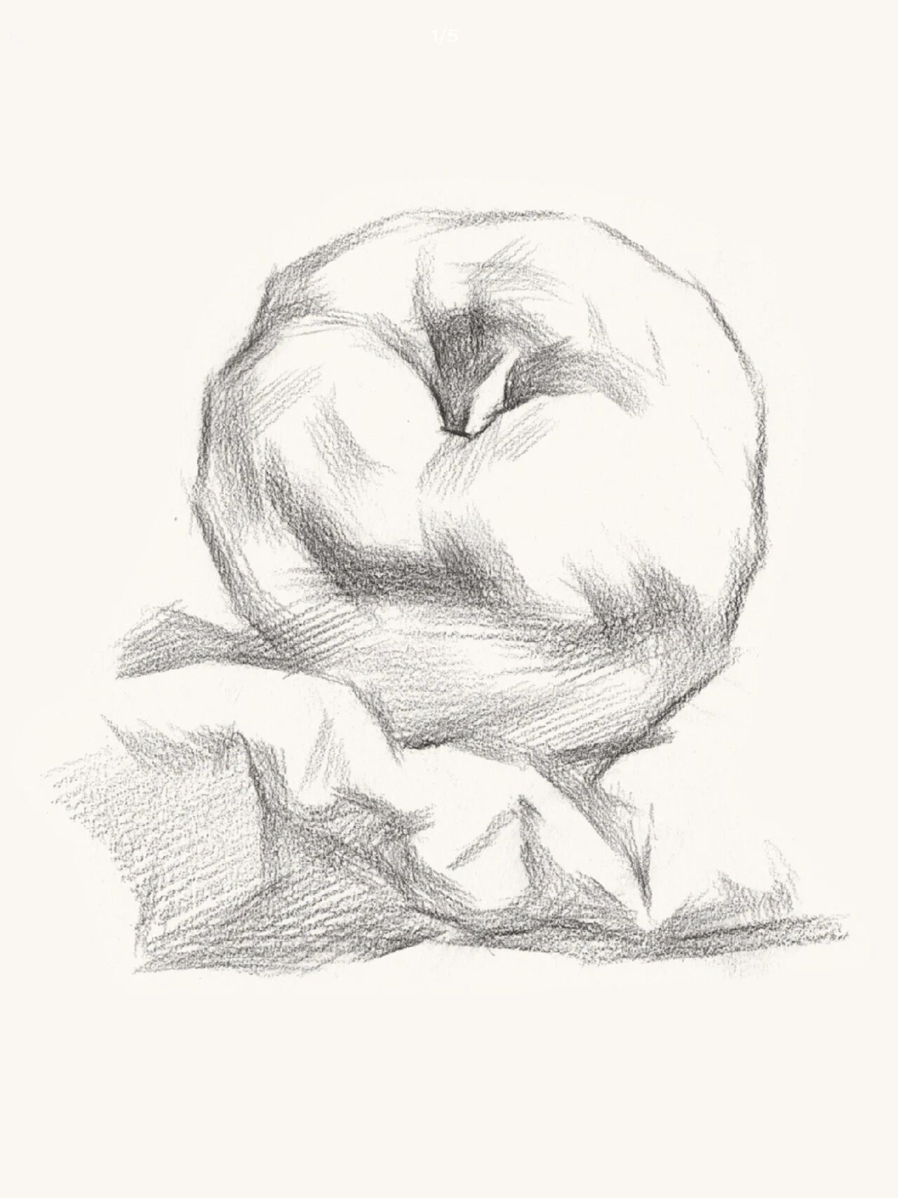 素描静物|素描苹果详细教学