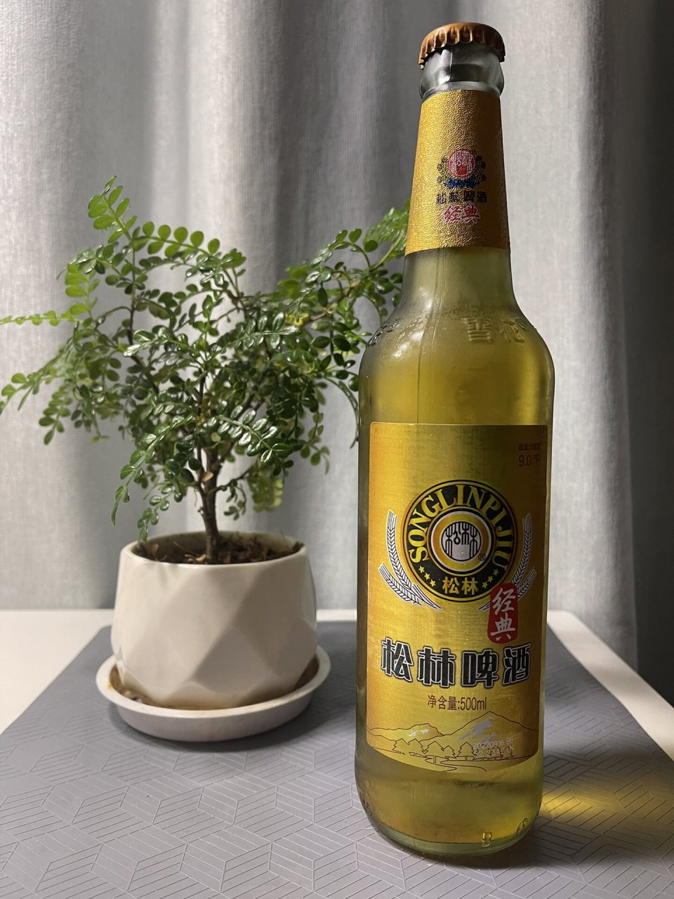 松林啤酒 工业拉格 酒精度3.