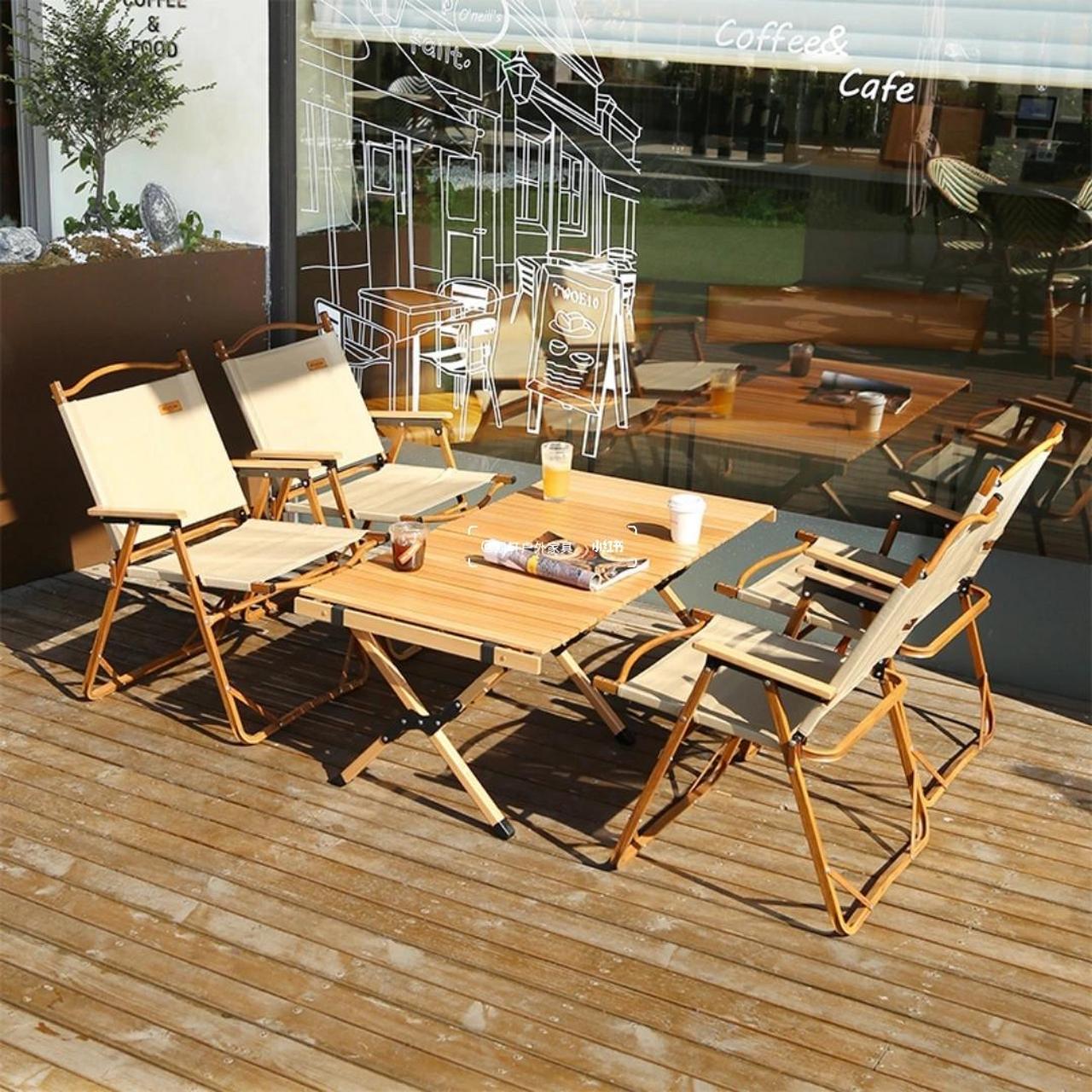 户外桌椅庭院阳台休闲茶桌椅组合网红咖啡店露天室外小桌椅