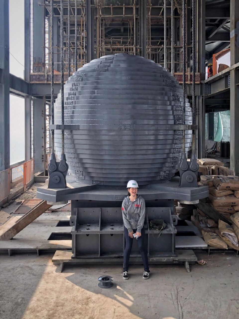 科普|建筑结构黑科技-atmd 单个175吨 主动调谐质量阻尼器 active