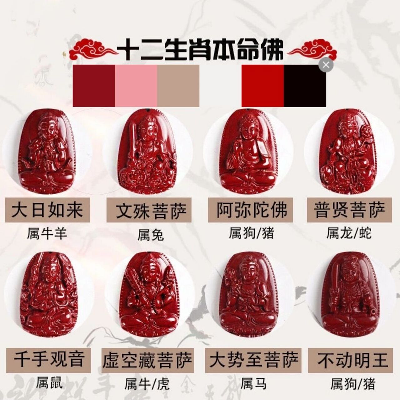 十二生肖本命佛的佩戴禁忌(92) 1.