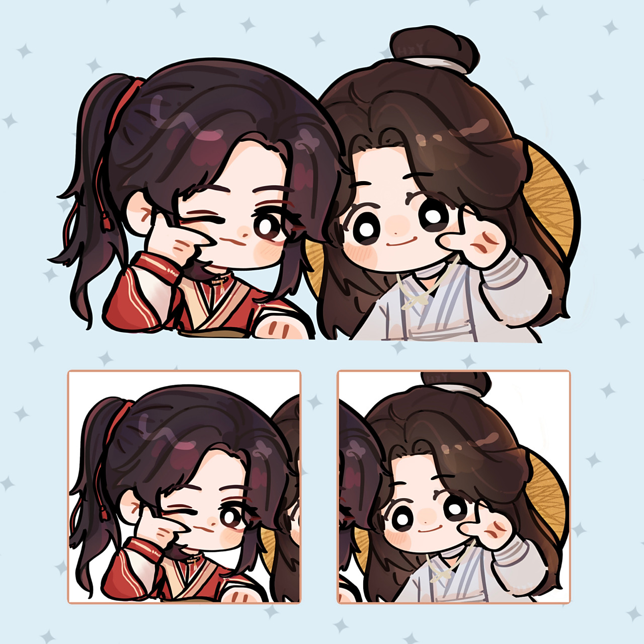 情头|花城和谢怜的合照 合体再发一想要单人图可以去前面翻哦9315