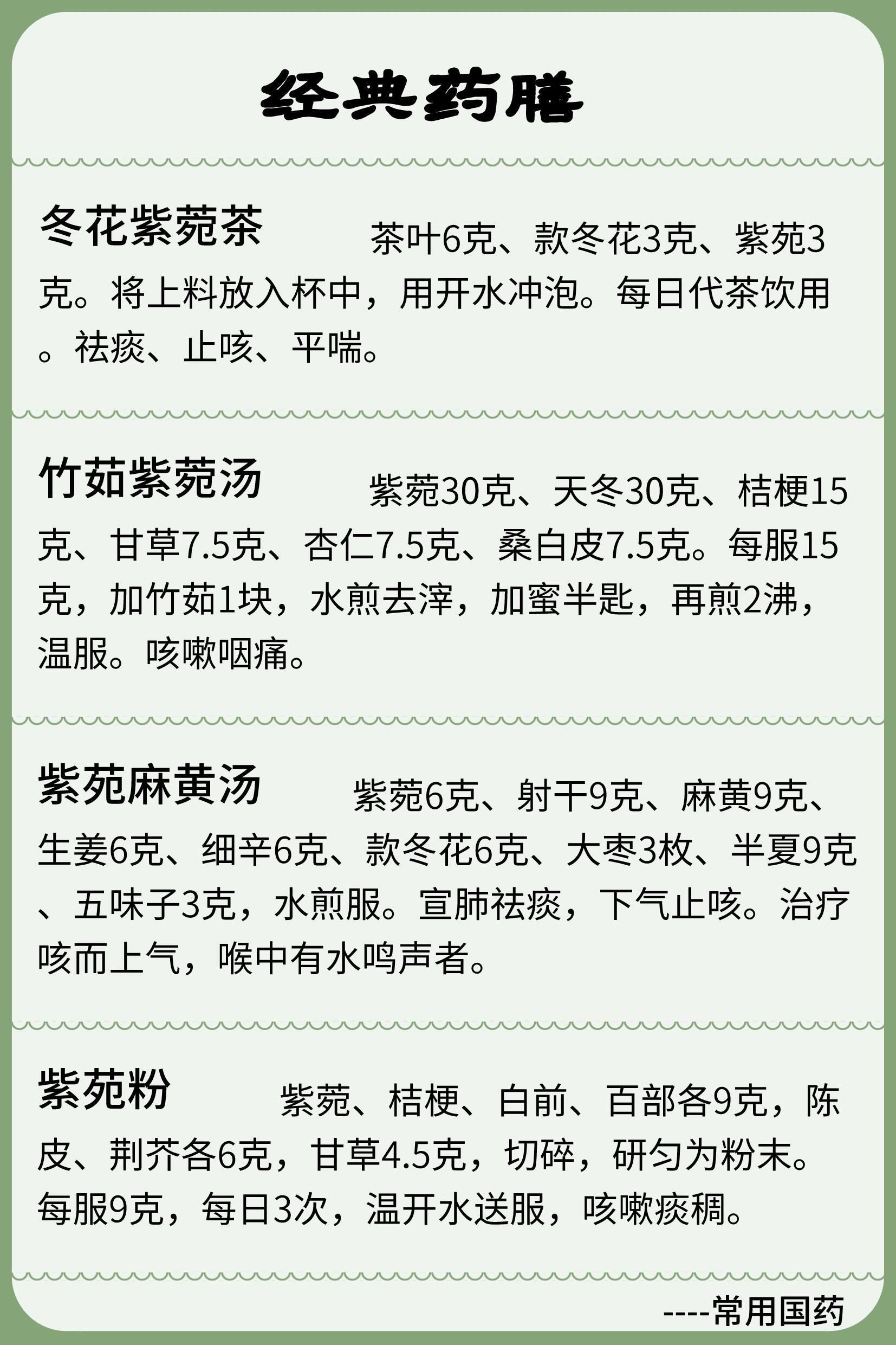 【每日认识一种中药】紫苑 传说为痴情的女子所化,为了早猝的爱人,在