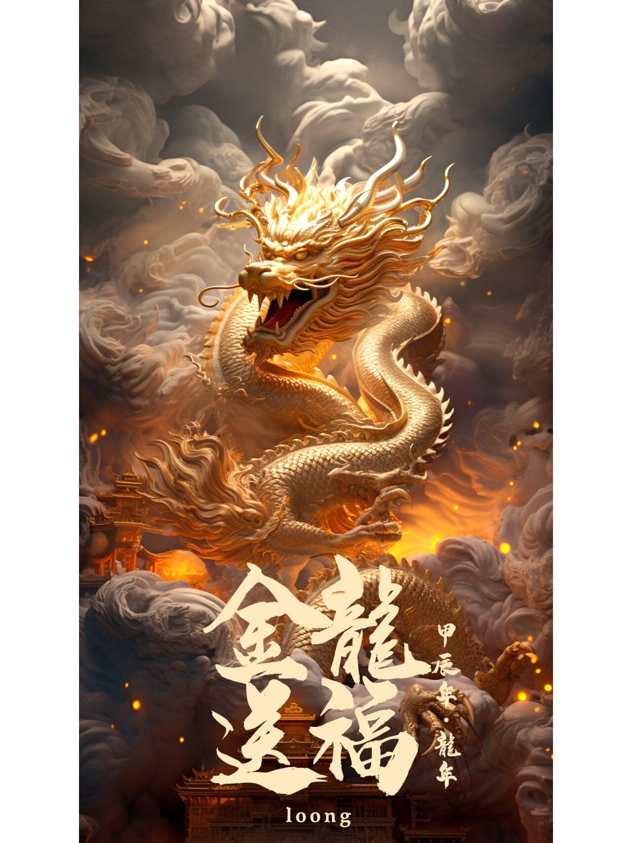 中国龙2024 手机壁纸