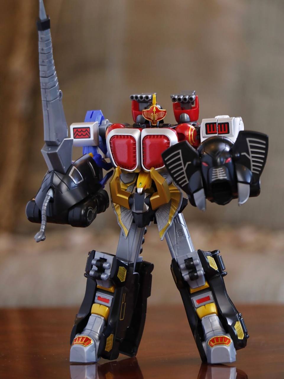 百兽战队 牙吠骑士 合体 食玩 smp