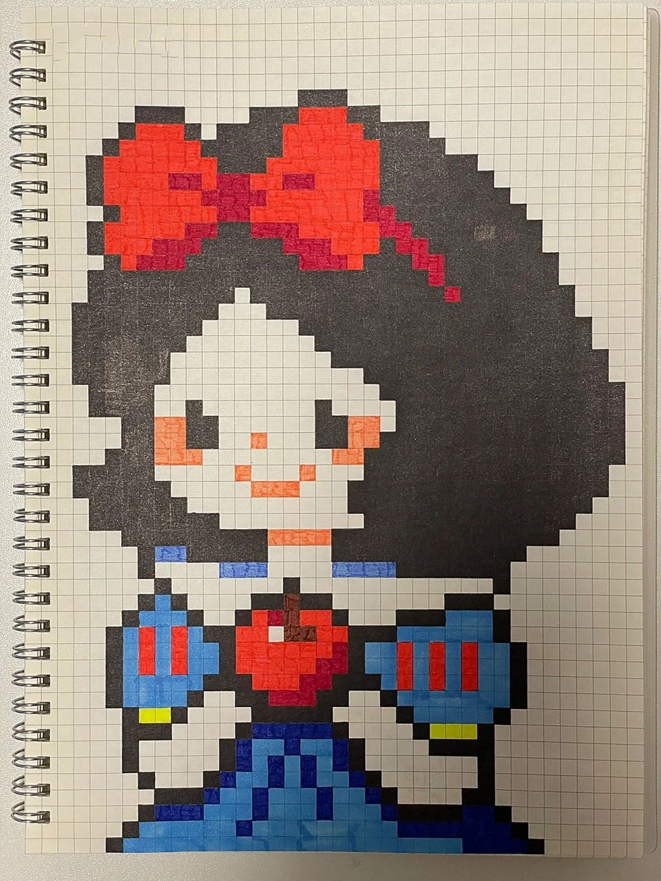 格子像素画 - 5 - 白雪公主(临摹) 宝贝们,要站在自己所爱的世界里