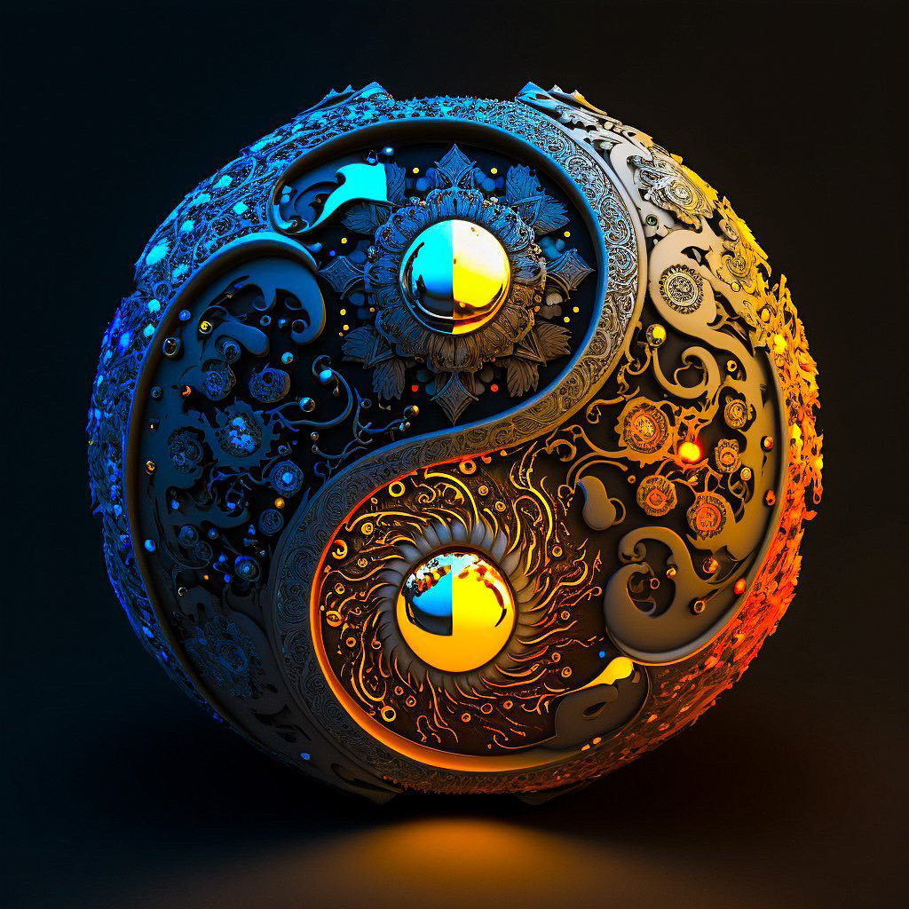 乾坤阴阳太极图 2023时来运转