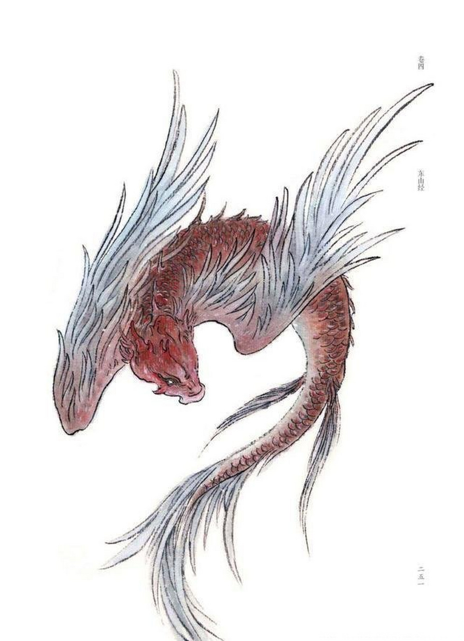 每日一图#鲲生翅为鹏,鲲鹏展翅九万里,意思是鲲鹏很大它的翼展有就蝌