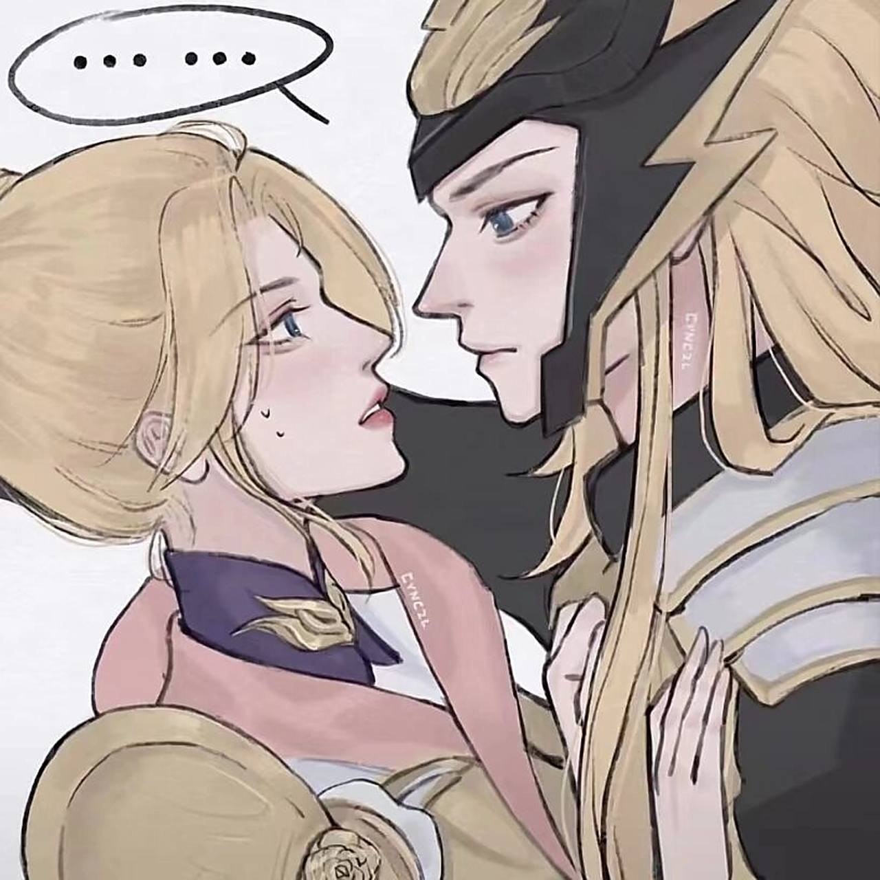 夏洛特马超情侣头像 哦拜托,马车来和我对线