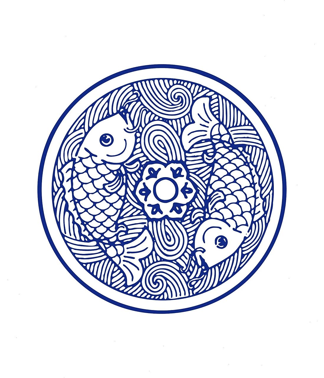 传统古典图案纹饰-鱼纹(14) 鱼纹是中国传统寓意纹样,图案表现为鱼的