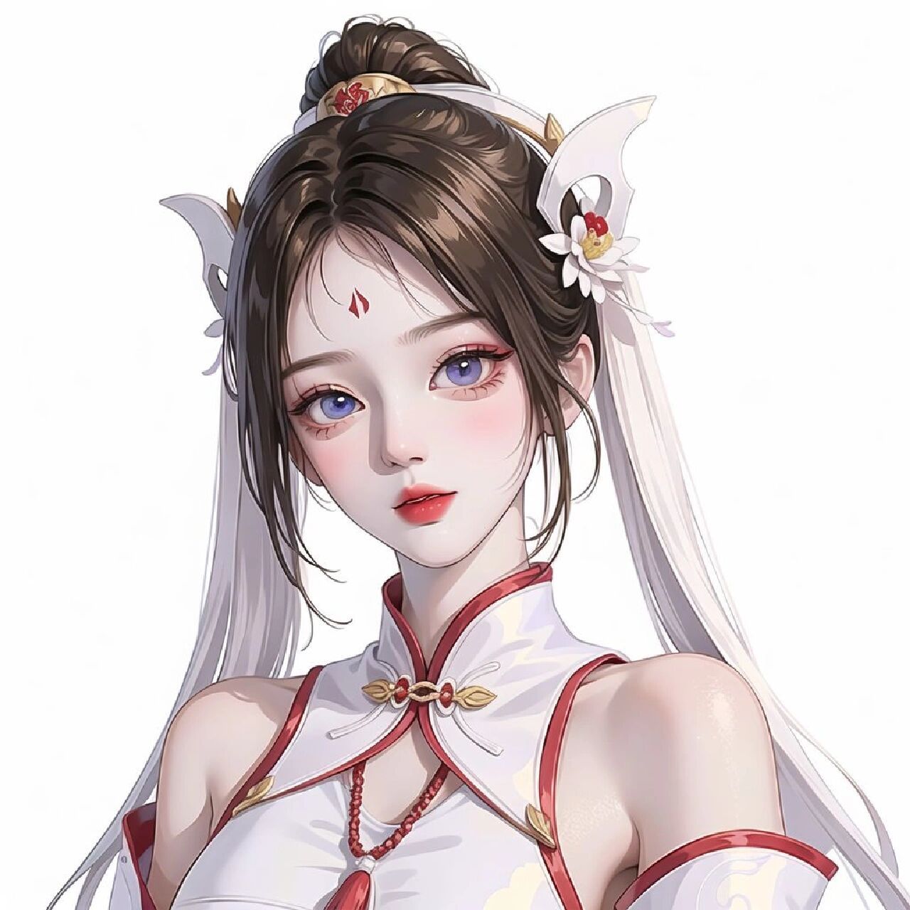 棕色系|女生头像-舞姬动,百媚生