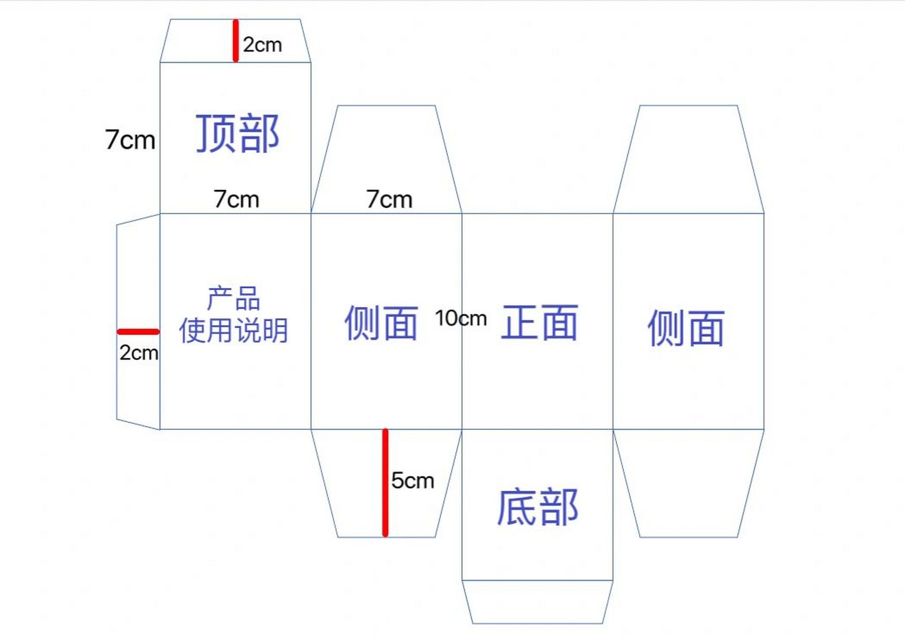 盲盒展开图图解图片