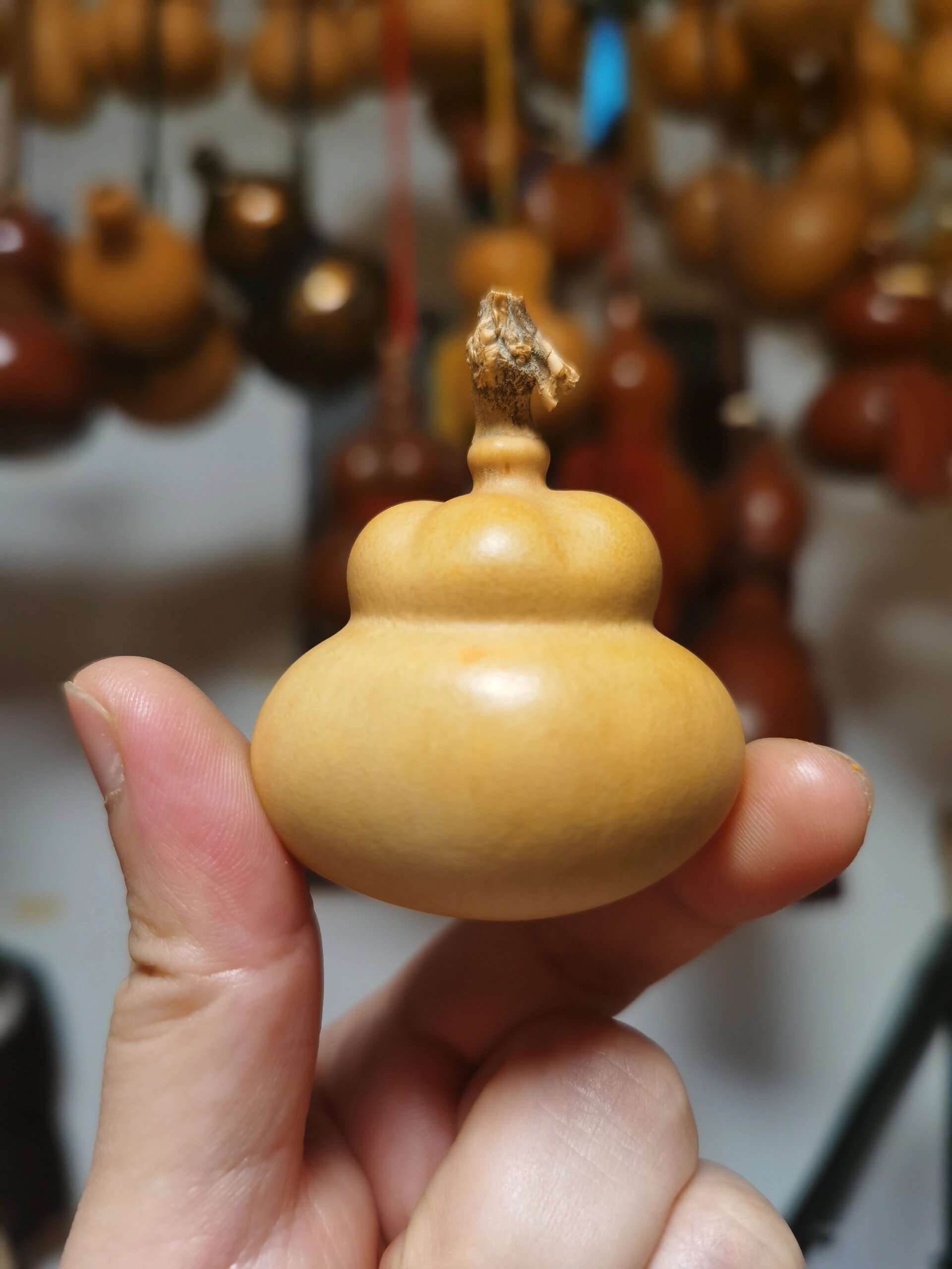 粗腰熊脸小钱袋葫芦