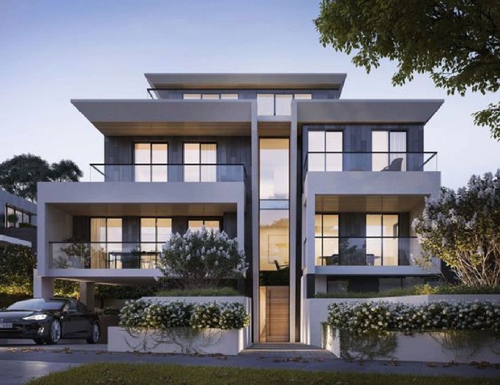 这几款现代风别墅外观你最喜欢哪个?