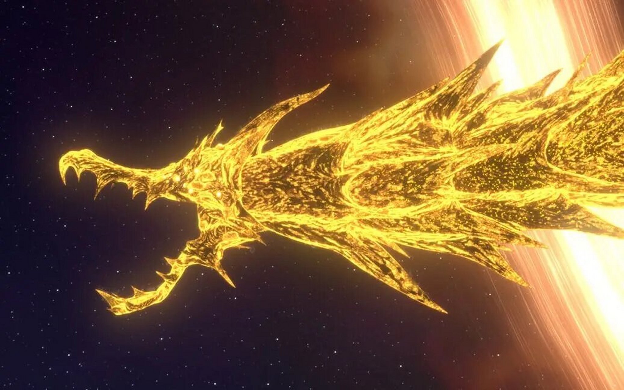 虚空之神噬星者基多拉 噬星者基多拉可扭曲时空碾碎空间,他所在的纬度