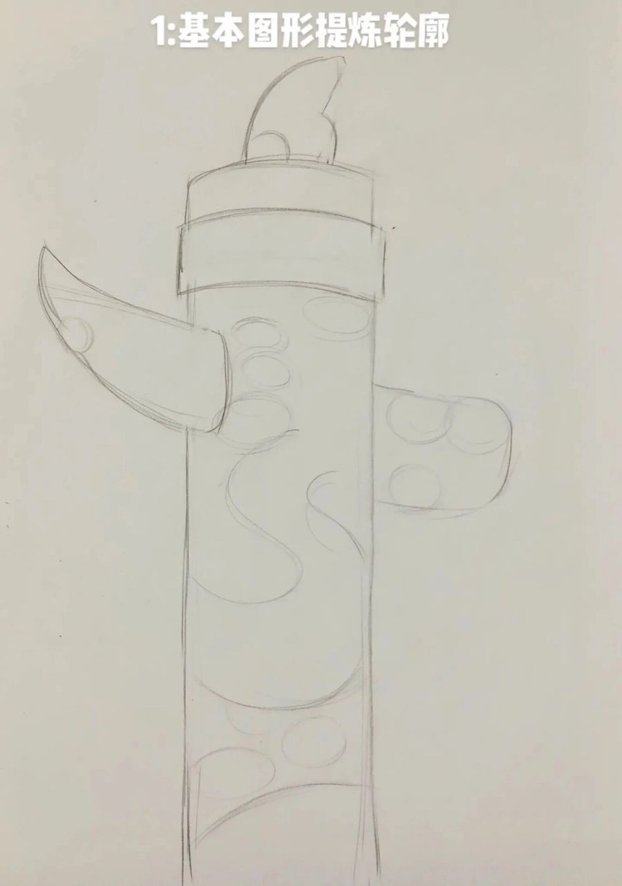 国庆主题画|华表柱线描步骤图(7-9岁) 国庆绘画作业布置了么?