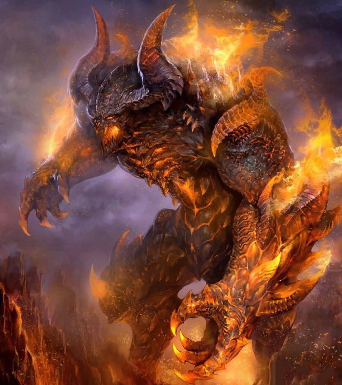 指环王,都林克星——炎魔 炎魔(balrog)是火焰与阴影中的恶魔.