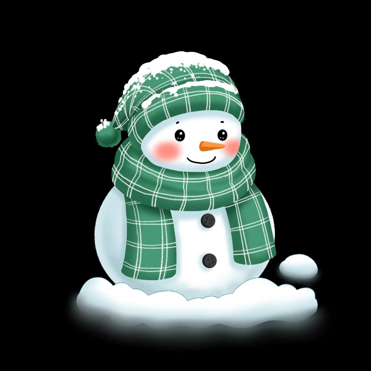 可爱冬日雪人免抠素材 马上就要到冬天7615了 不知道小伙伴们有没