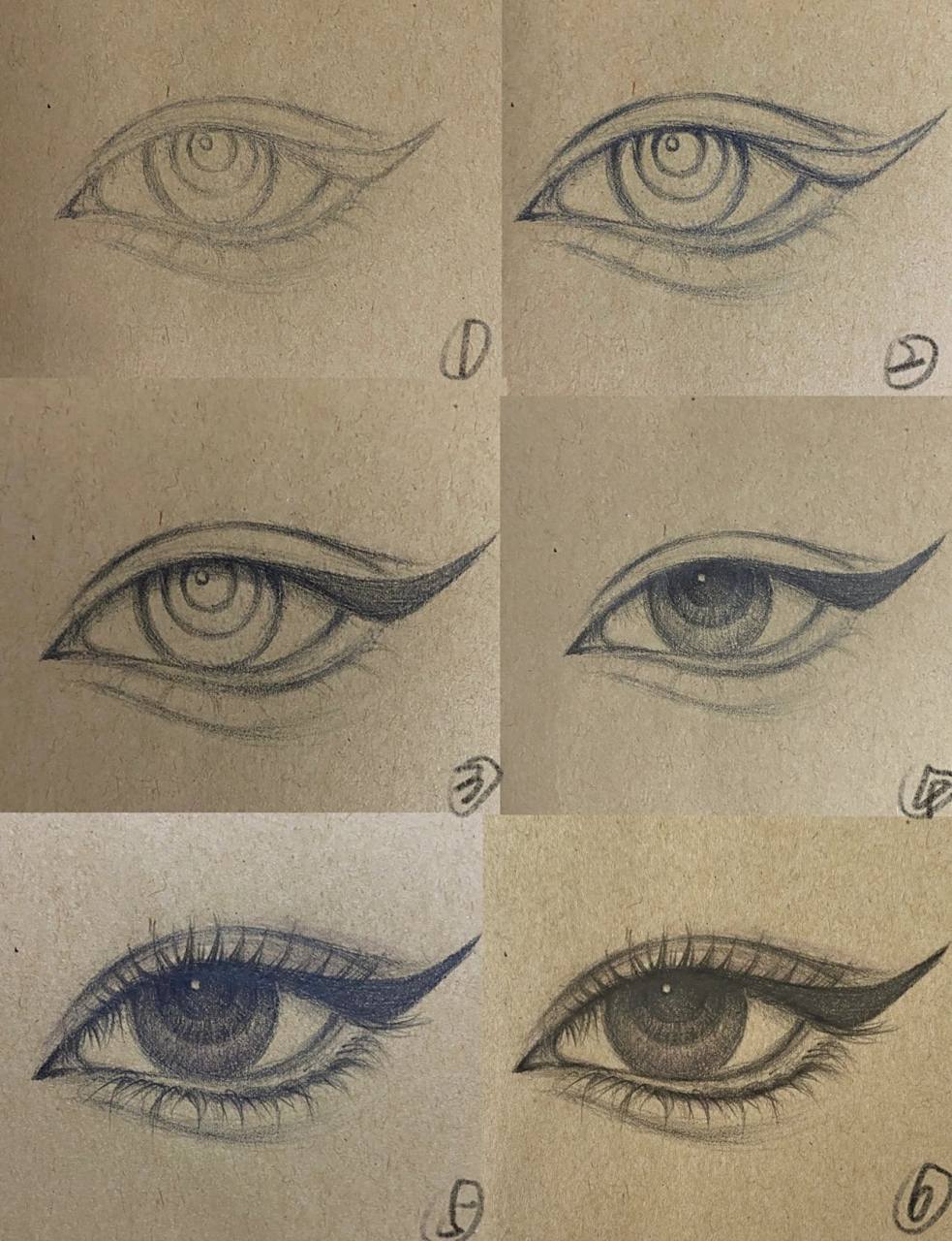 附完整步骤 78画好狐狸眼的关键就是要把眼线画好哦～ 这次换了新