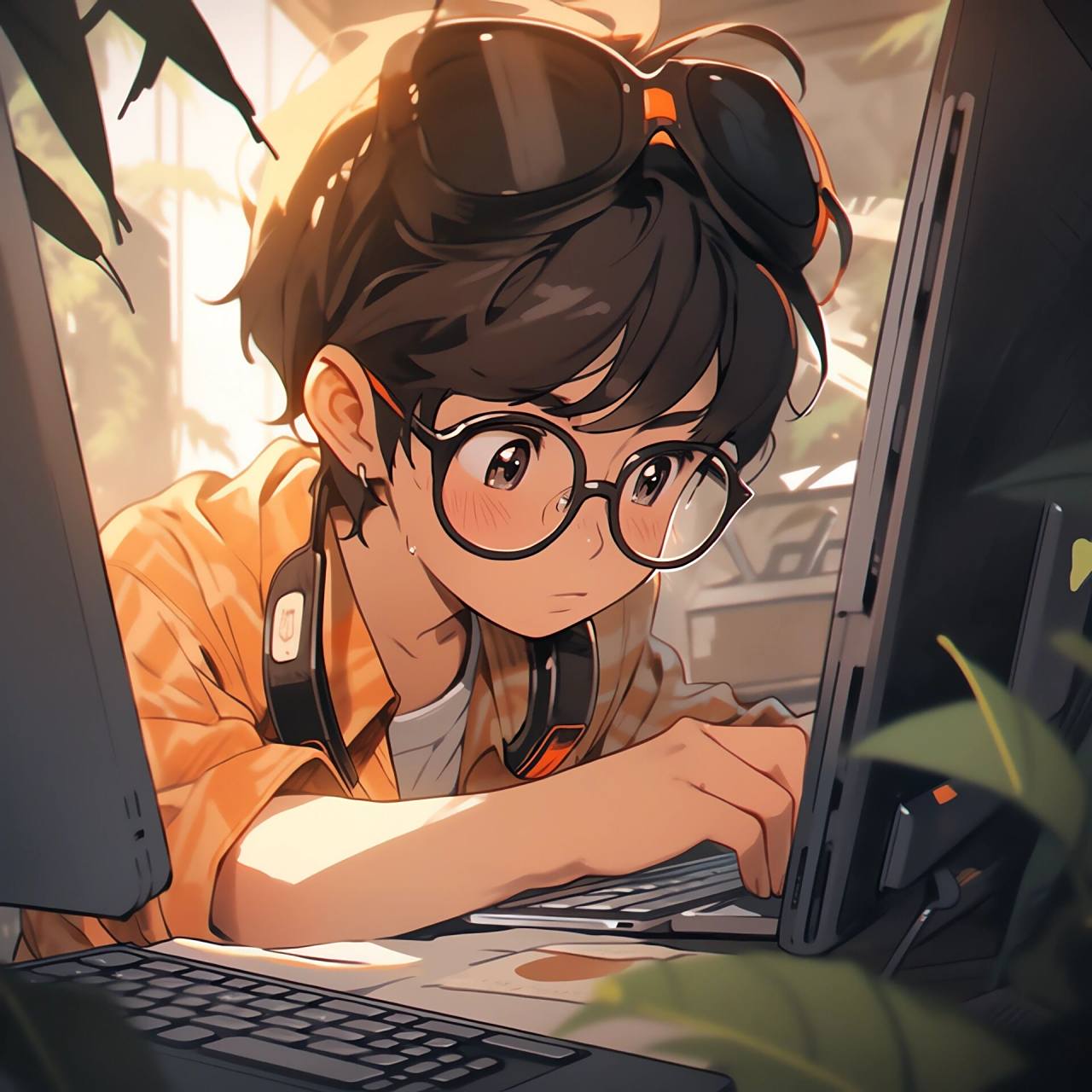 新鲜的阳光系程序员头像 谁说程序员就一定是宅男,直男类型,也有暖男