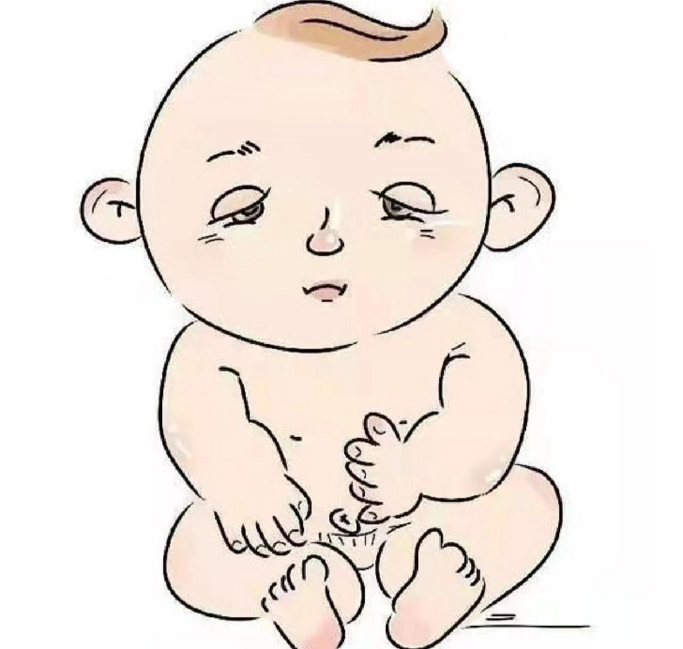 有一种先天性的宝宝发生的疾病叫先天性甲减.