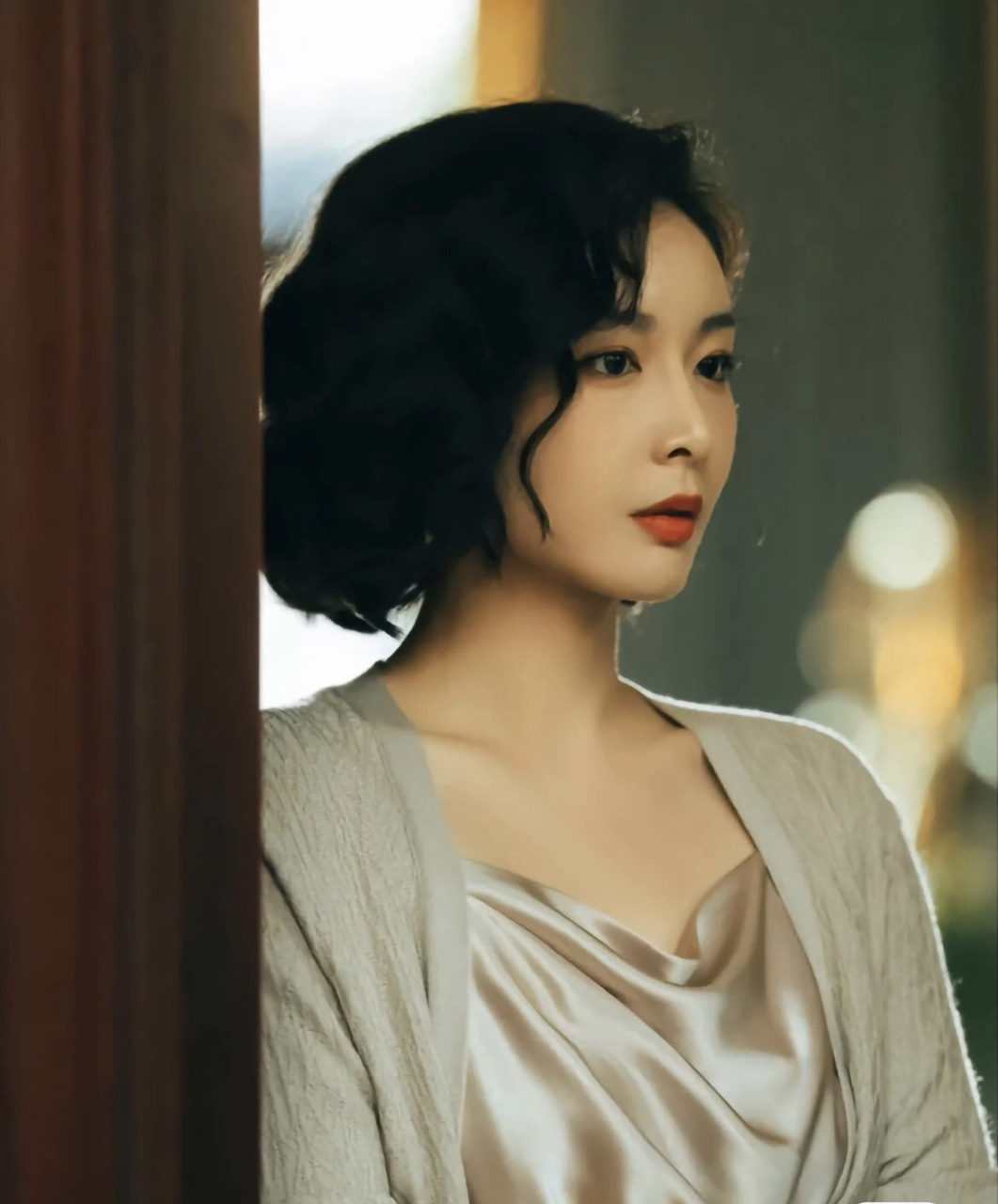 陈舒婷好美 大嫂真的好美 好有气质 飒中带些优雅知性 气质落落大方