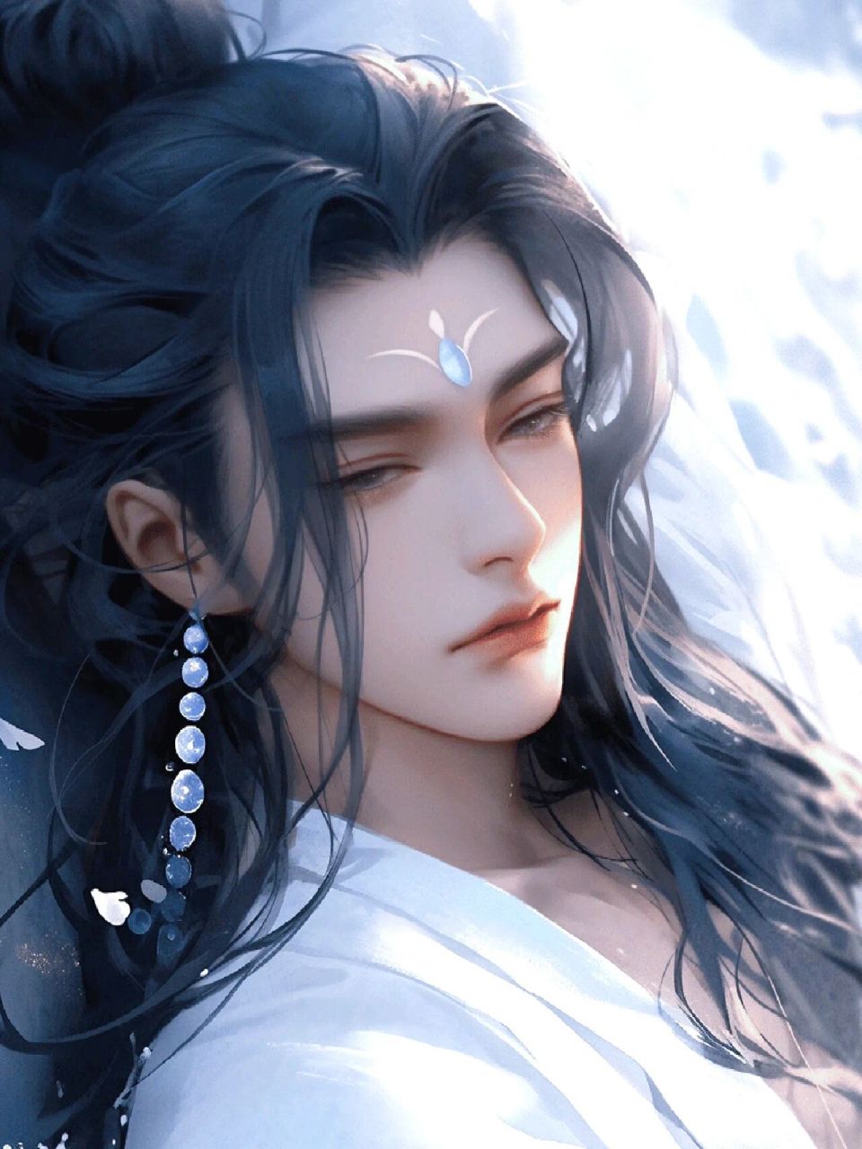 古风美男|纯欲风|男生头像 这是一个名叫慕容浅云的美男子,他是一位