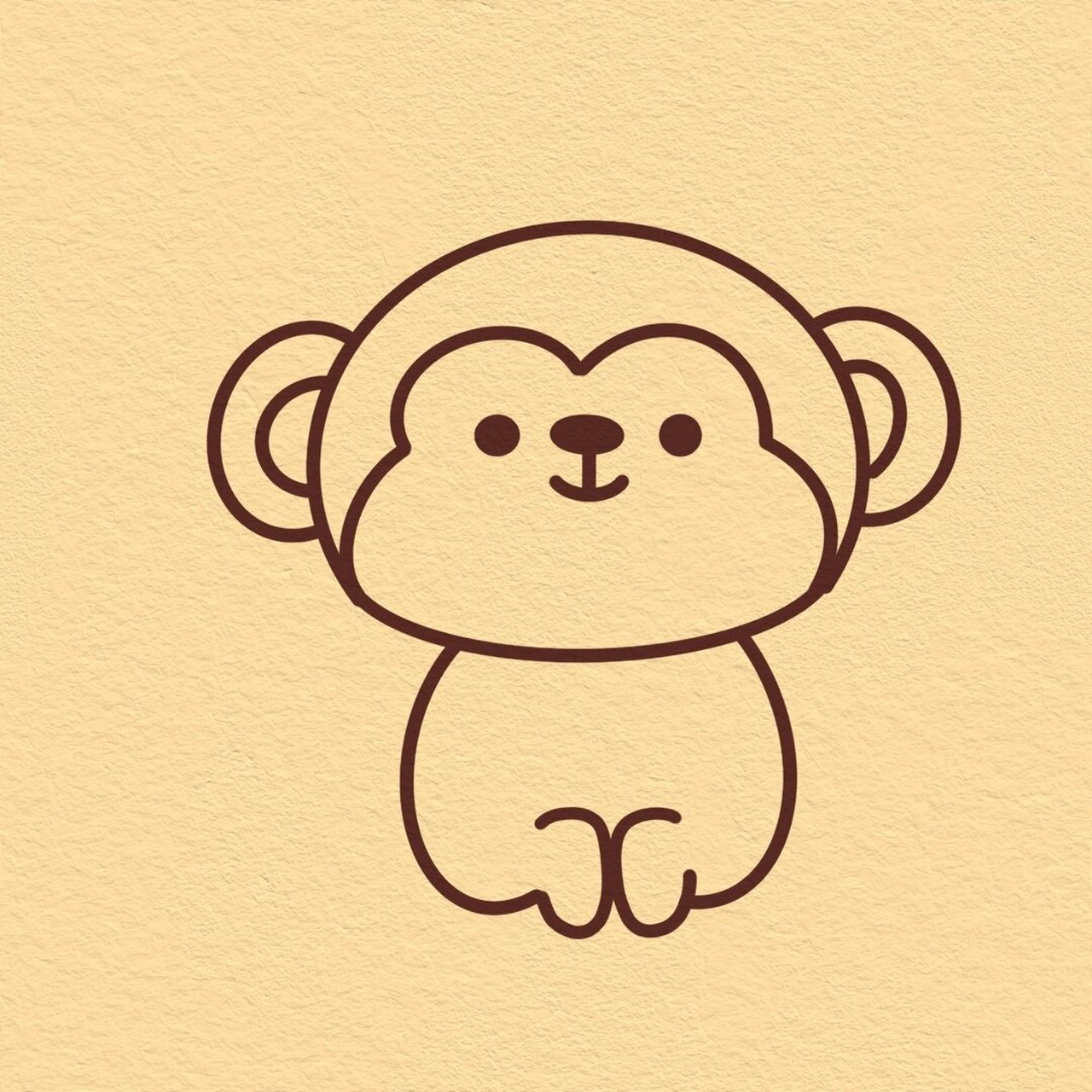 猴子简笔画分享(46) 有粉丝留言说画猴子,现在出啦～ 过程详细,快来一