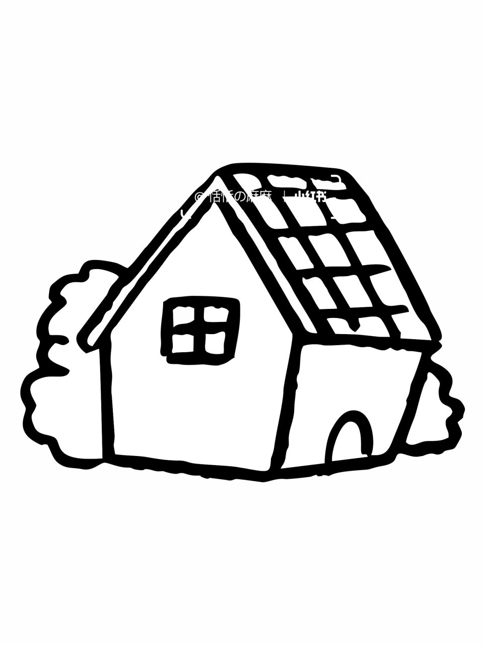 简笔画 | 房子92合集 常见的卡通房子简笔画素材92,零基础绘画