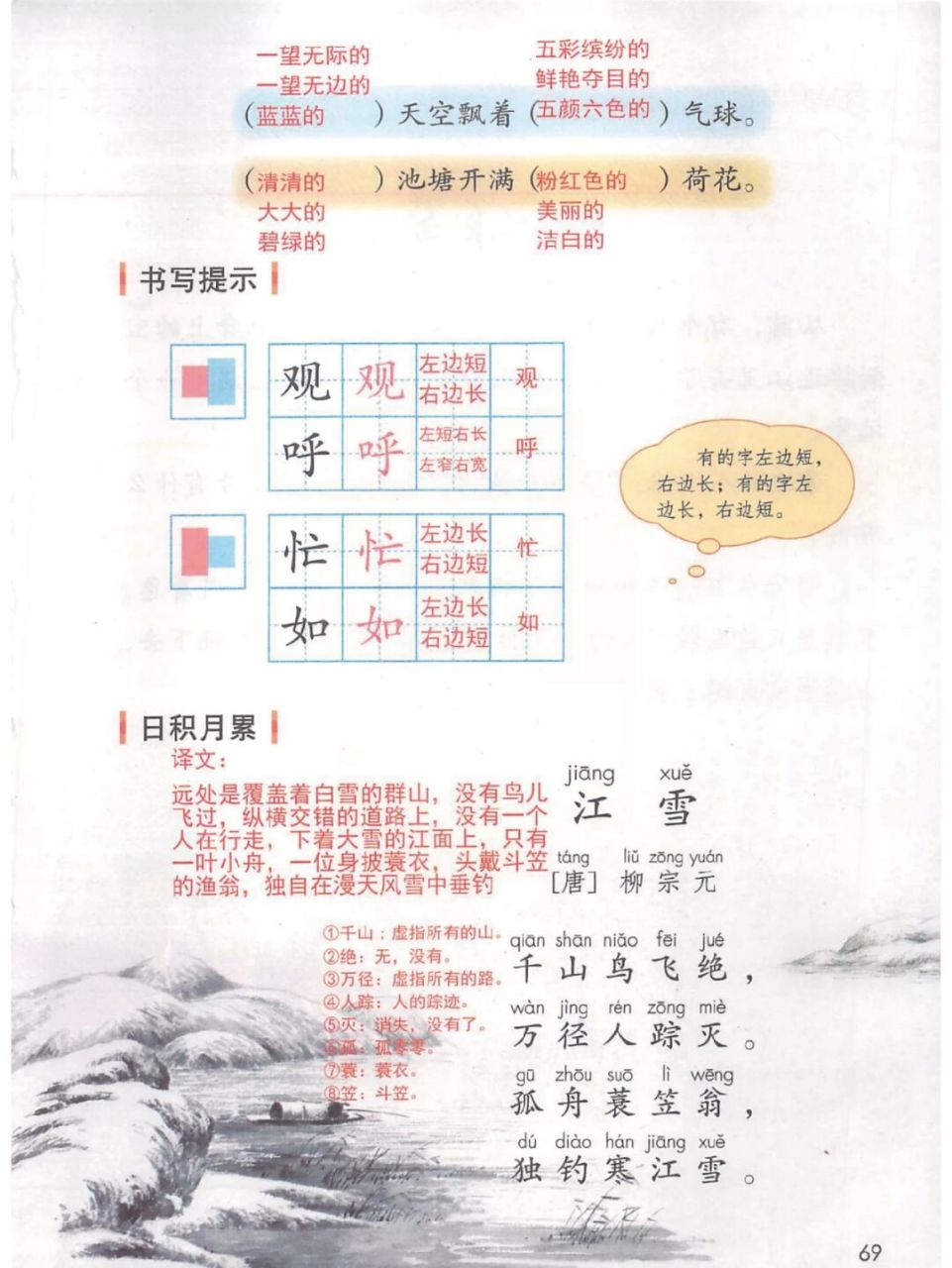 二上《语文园地五》课堂笔记 #小学语文课堂笔记# #小学语文# #语文