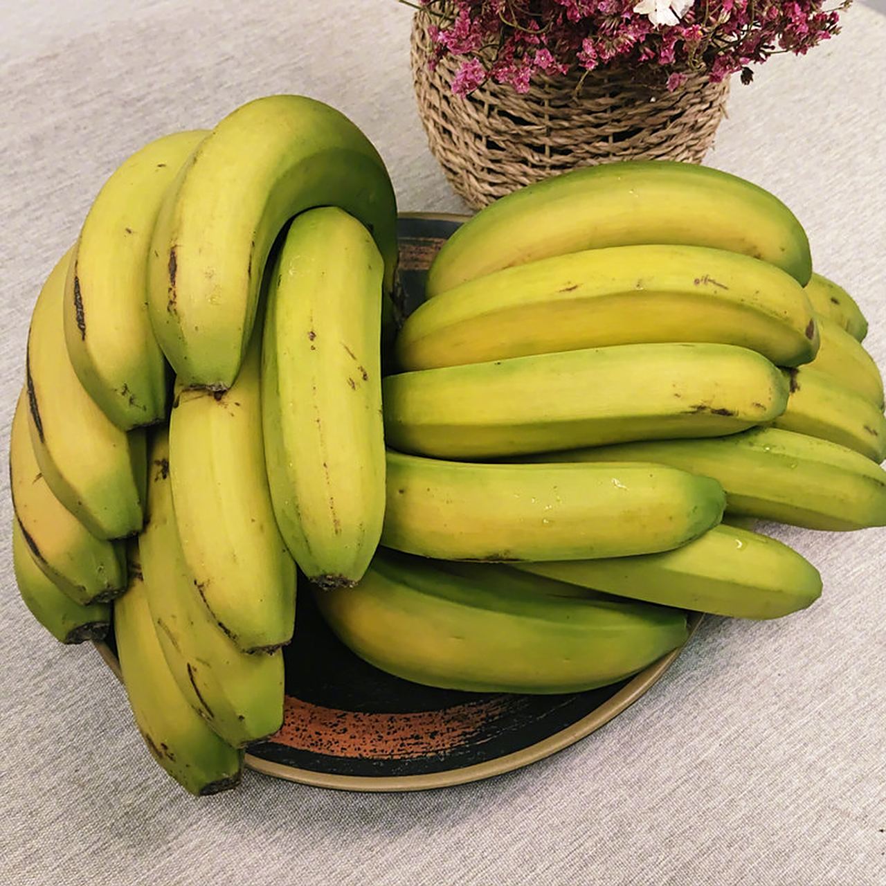 云南高山绿皮香蕉 软糯香甜 5斤装  【推荐理由】泰国野生绿皮香蕉