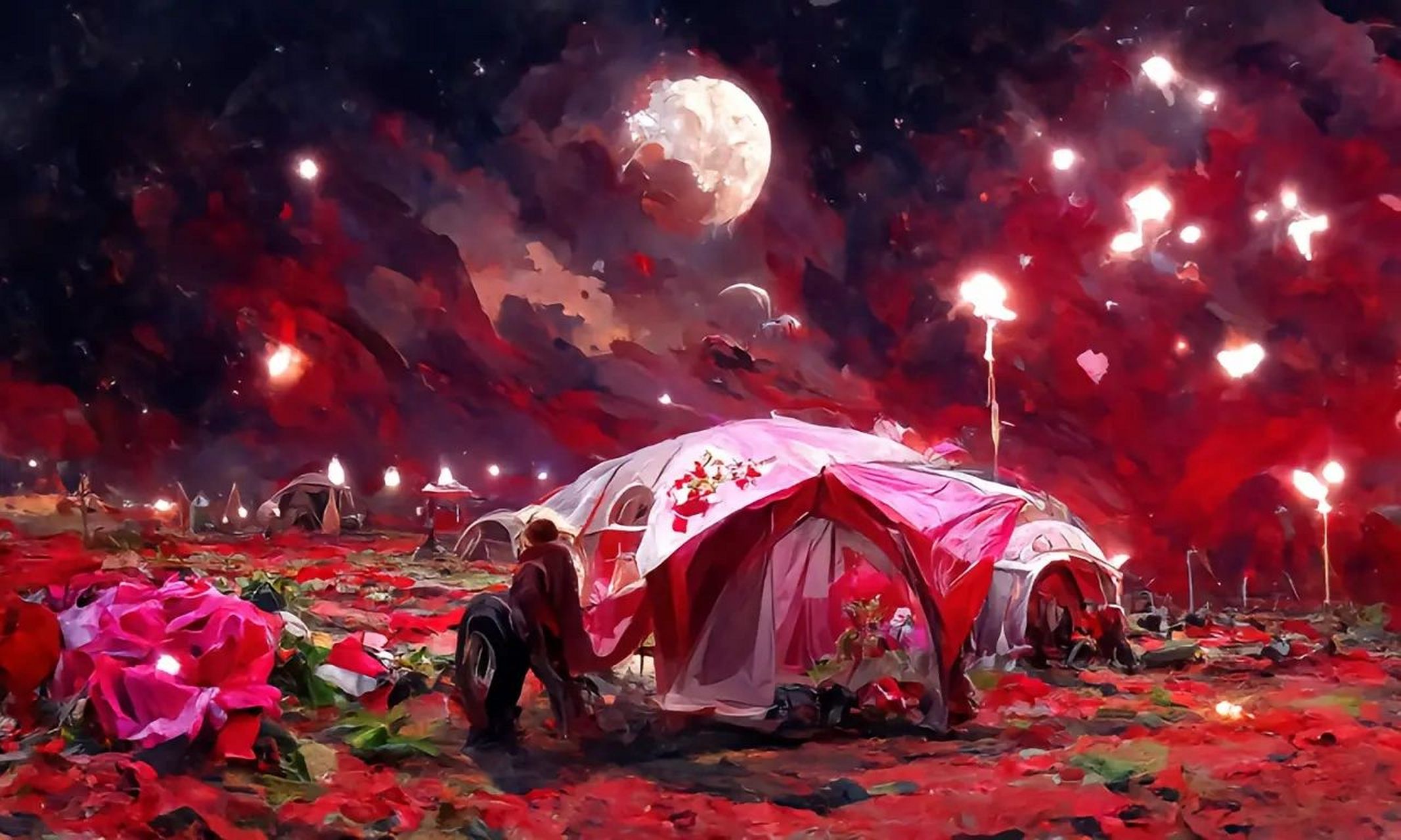 绝美壁纸(惊封) 惊封副本——玫瑰工厂 老福特画师:夕何(ai制作,前面