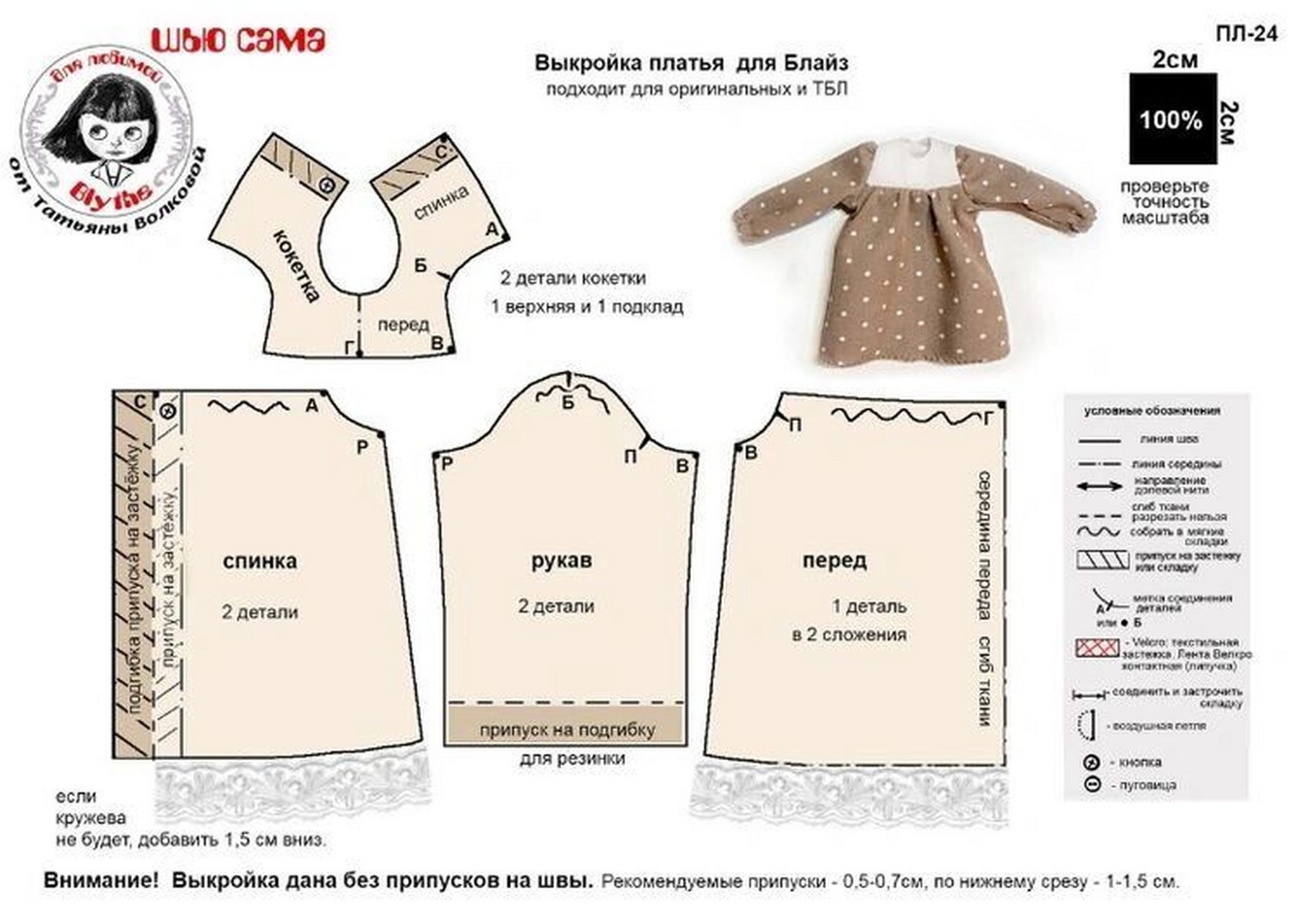 blythe娃衣图纸 分享创意与灵感