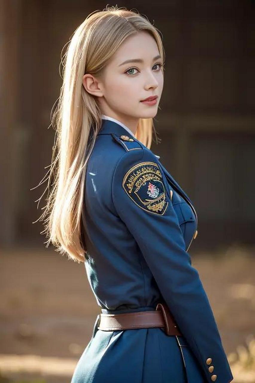 "金发蓝眼俄罗斯女兵,时尚达人惊艳全球!你绝对不能错过!