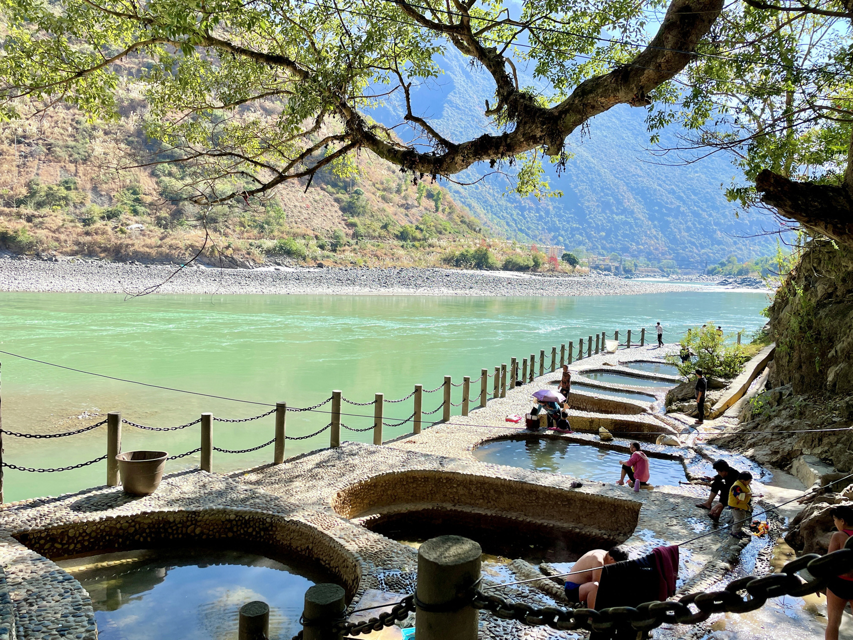 云南|怒江 泸水·登埂澡堂7615 93免费野温泉7615 2022年的