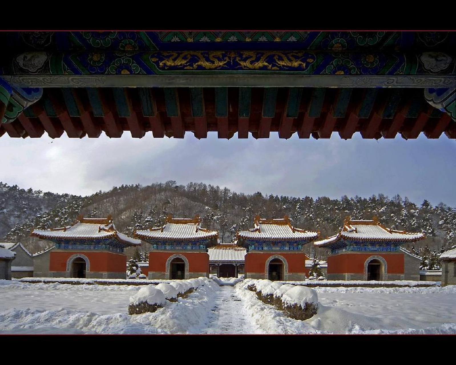 网红打卡地辽宁杠杠滴# 【雪中清永陵】#振兴新突破辽宁杠杠滴##美好