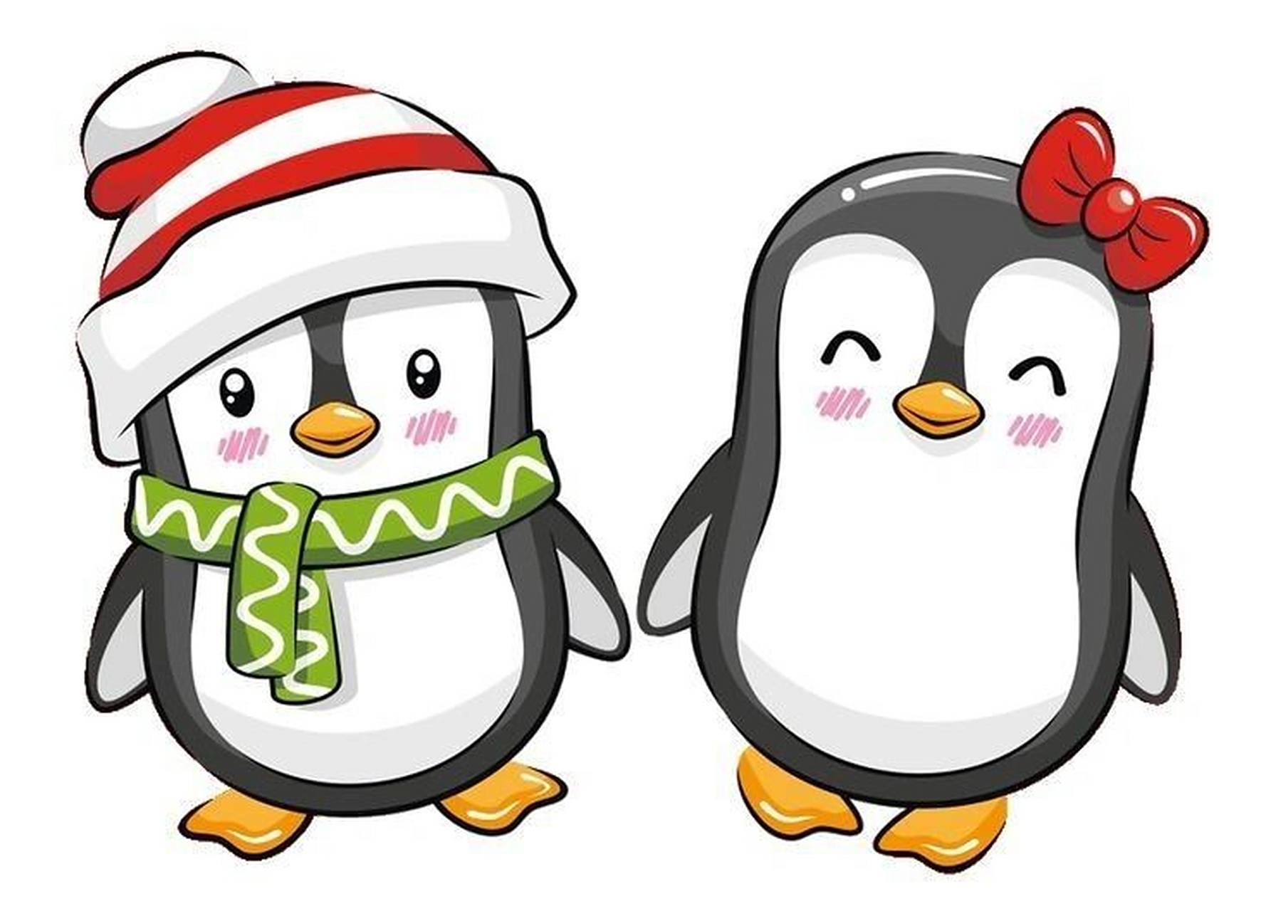 96你们要的q版企鹅绘画素材来了～96 分享一篇可爱的q版企鹅素材