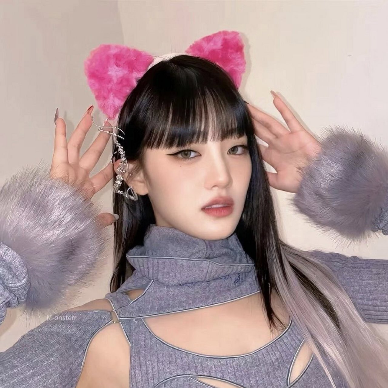 金米妮minnie头像 就喜欢米妮用看垃圾的眼神看我超飒的好吗奶味蓝快