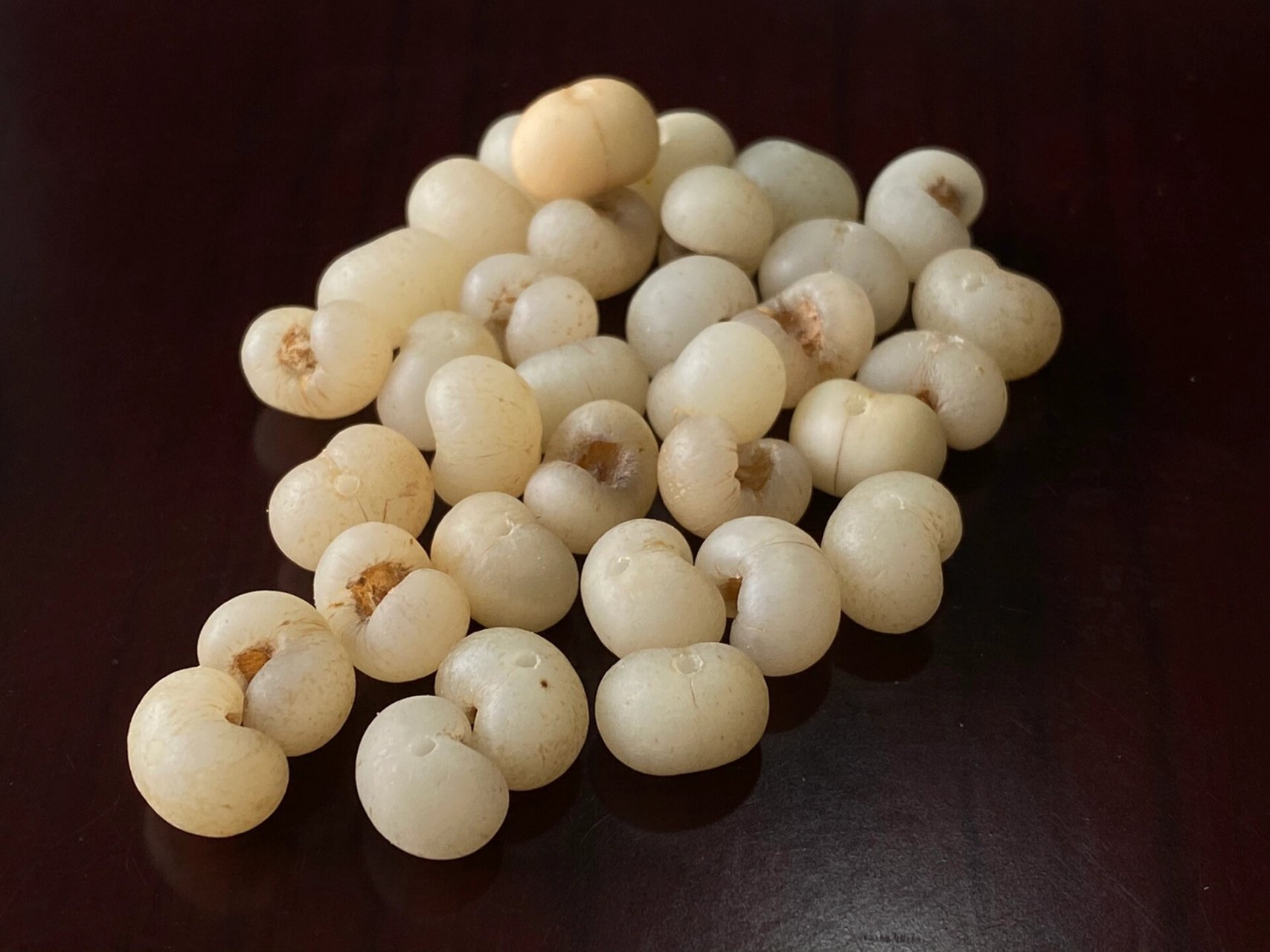 棕榈树种子 文玩  从剥皮到粗磨再到粗磨再到粗抛光阶段 已经慢慢的