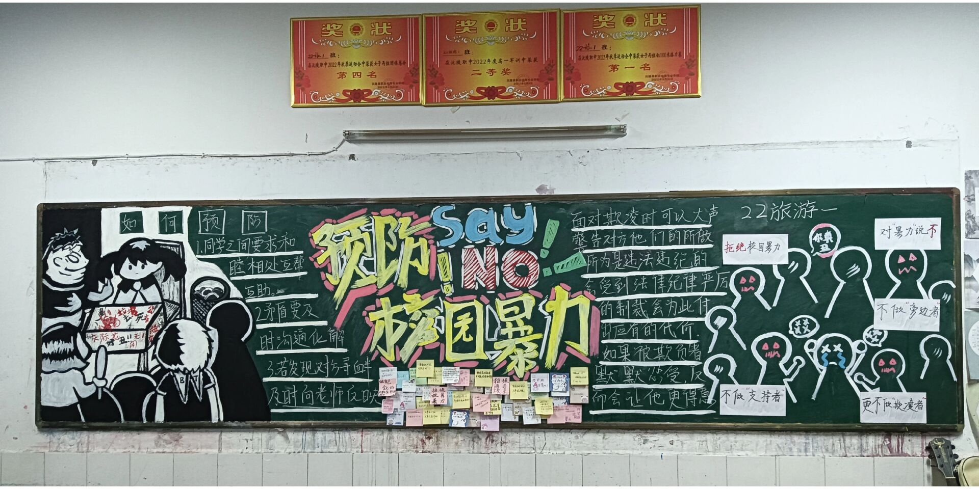 预防欺凌主题黑板报